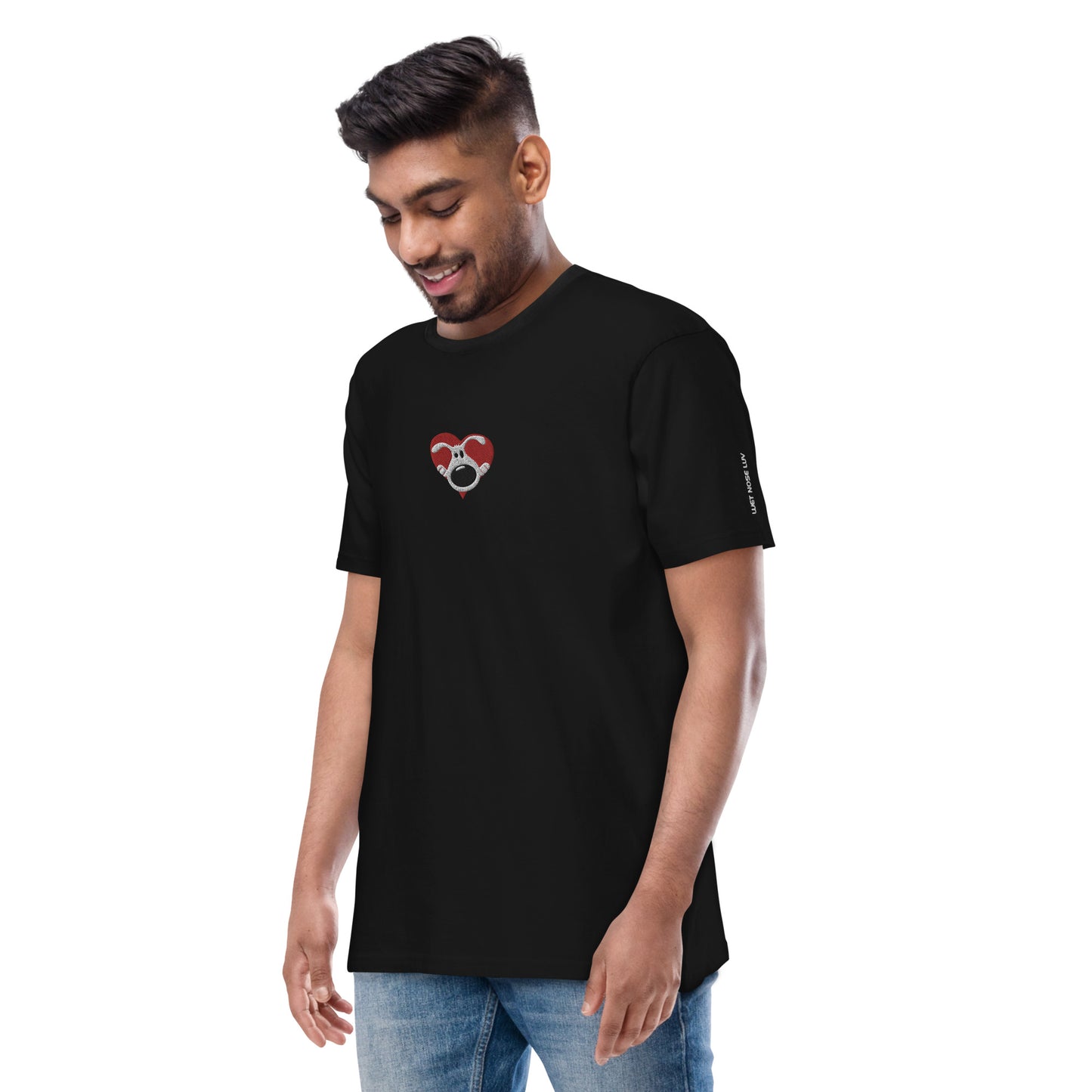 Men's Heart Premium Heavyweight Tee