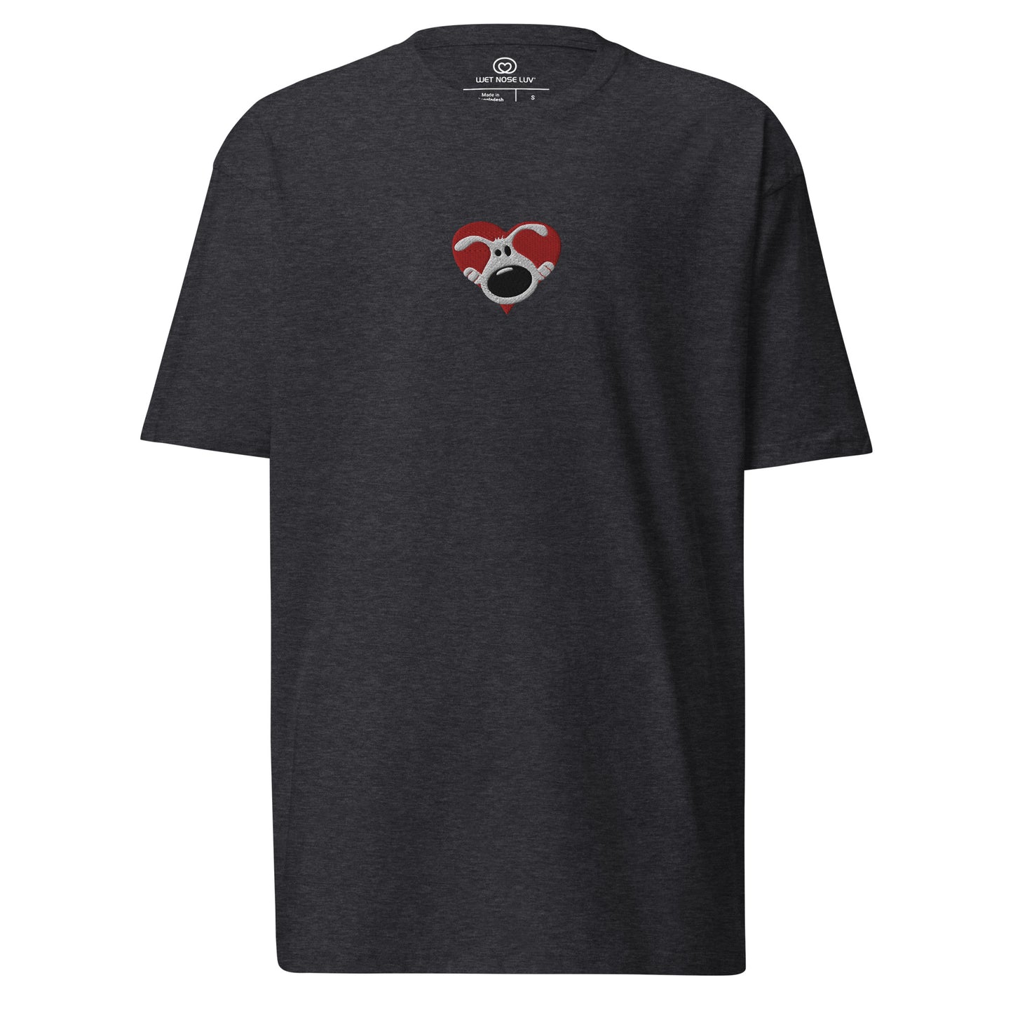 Men's Heart Premium Heavyweight Tee