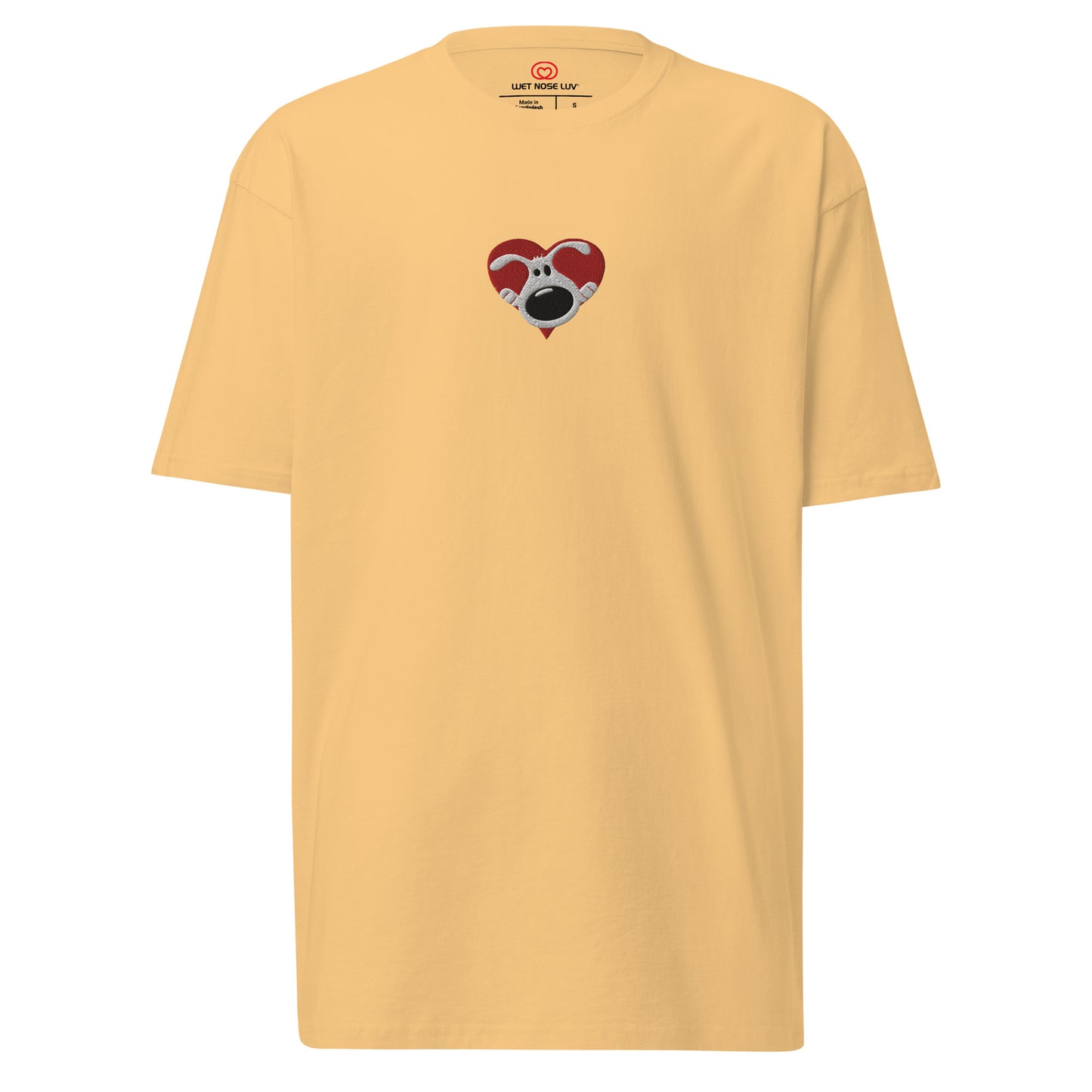 Men's Heart Premium Heavyweight Tee